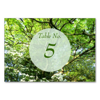 Numeração De Mesa Placa de Mesa de Manipulação de Hawthorn e Oak
