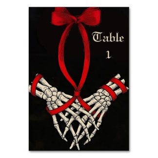 Numeração De Mesa Placa de Mesa de Manuseio Inspirada por Skeleton T