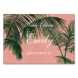 Numeração De Mesa Placa de Mesa de Primaveras de Palma