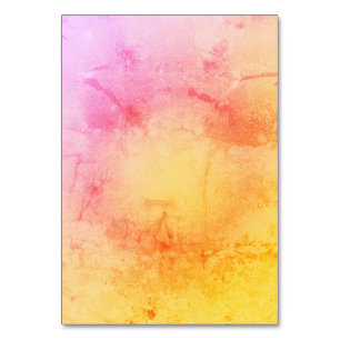 Numeração De Mesa Placa de Mesa de Textura Marble Sunset