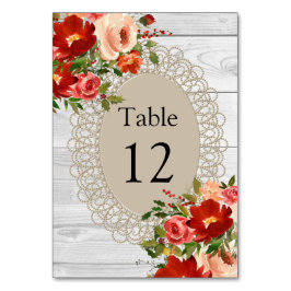 Numeração De Mesa Placa de Mesa do Gráfico Sentado Flores de Lace de