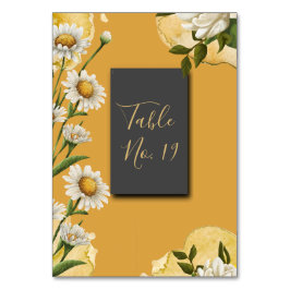 Numeração De Mesa Placa de Mesa Margaret preto-branco retrô-laranja-