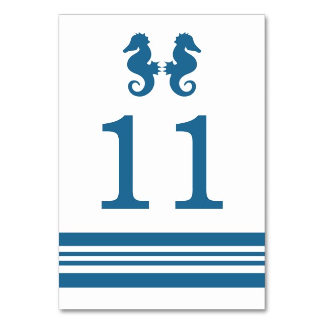 Numeração De Mesa Placa de Mesa Marítima Náutica (Frente)