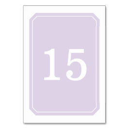 Numeração De Mesa Placa de Mesa Roxa Simplesmente Elegante