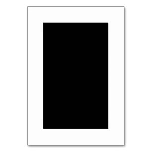 Numeração De Mesa Placa de número de tabela branca e Vazio personali