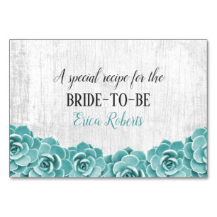 Numeração De Mesa Placa de recebimento   Elegante Floral Suculente R