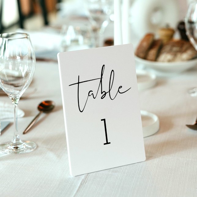 Numeração De Mesa Placa de Tabela Mínima STELLA 3.5x5 (Criador carregado)