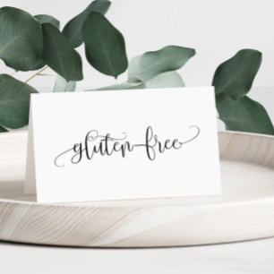 Numeração De Mesa Placa Gluten Free Mesa Tent