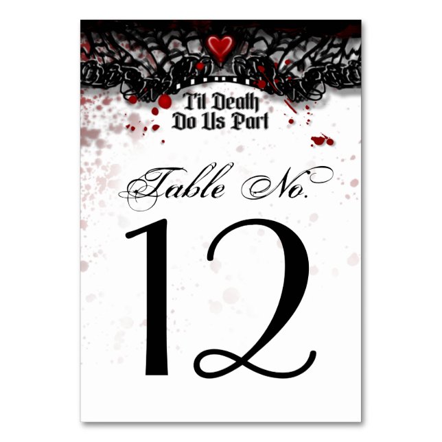 Numeração De Mesa Placa mesa (Frente)