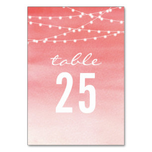 Numeração De Mesa Placa Número da Tabela das Luzes da Cadeia de Cara