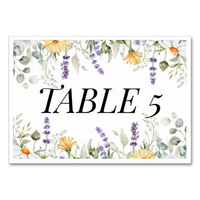 NUMERAÇÃO DE MESA PLACA RUSTIC GARDEN ROMANCE RSP (Frente)