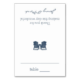 Numeração De Mesa Placa Sentada para Câmaras de Adirondack