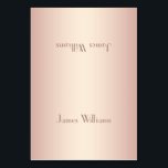 Numeração De Mesa Placas de Definição de Local de Blush Vintage<br><div class="desc">Vintage simples personalizada blush place card com texto personalizável</div>