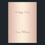 Numeração De Mesa Placas de Definição de Local de Blush Vintage<br><div class="desc">Vintage simples personalizada blush place card com texto personalizável</div>