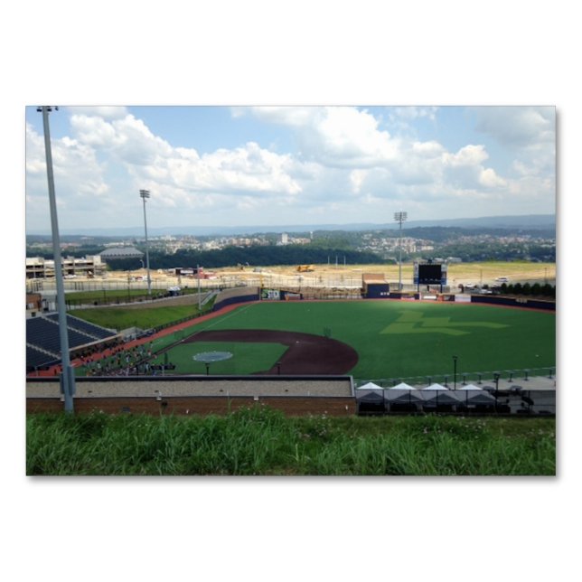 Numeração De Mesa Placas de leitura de campo de beisebol para adulto (Frente)