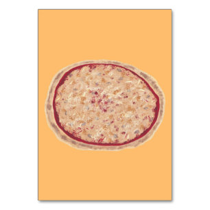 Numeração De Mesa Placas de leitura de Comida de pizza para adultos
