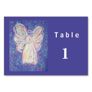 Numeração De Mesa Placas de Mesa personalizadas StarNight Angel