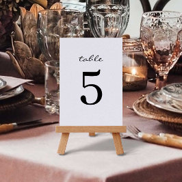Numeração De Mesa Placas de Número de Tabela de Casamento Mínimo Mod