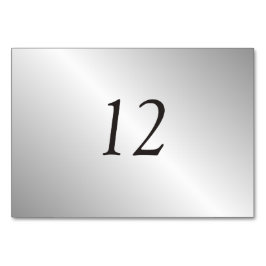 Numeração De Mesa Placas de Número de Tabela de Prata