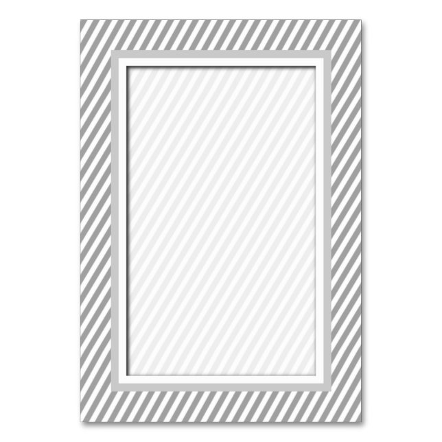 Numeração De Mesa Placas de números de tabela distribuídas de Cinzas (Frente)