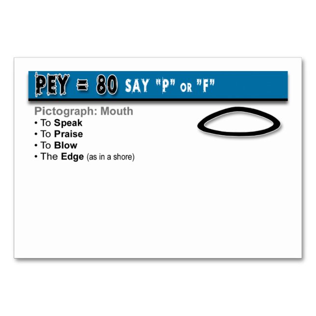 Numeração De Mesa Placas Flash de Otiot: 17 de 22 (Verso)