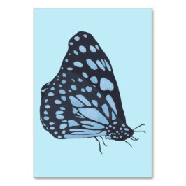 Numeração De Mesa Placas-lanternas para leitura de borboletas pretas