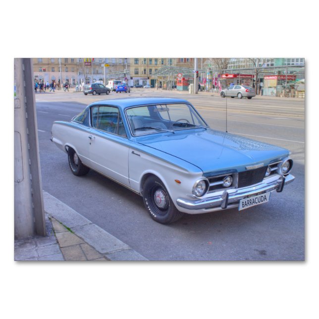 Numeração De Mesa Plymouth Barracuda (Frente)