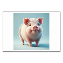 Numeração De Mesa Porco (猪 / zhu) - Placas Flash Chinesas