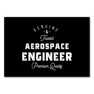 Numeração De Mesa Presente para Engenheiro Aeroespacial