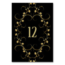 Preto Personalizado E Dourado