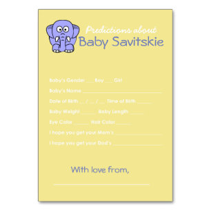 Numeração De Mesa Previsões sobre o jogo de Chás de fraldas