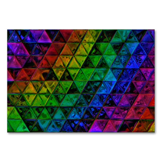 Numeração De Mesa Pride Glass (Frente)