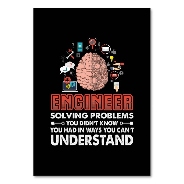 Numeração De Mesa Problemas de solução de engenheiros (Frente)