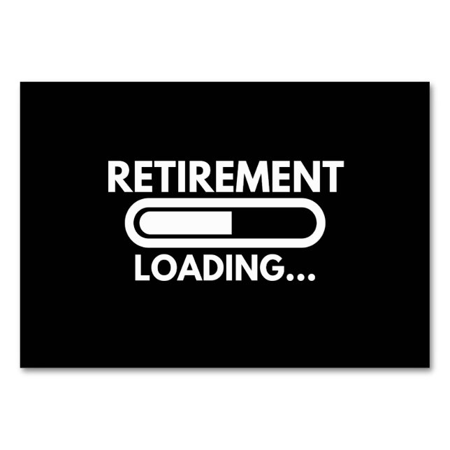 Numeração De Mesa Progresso da carga de aposentadoria para todos os  (Frente)