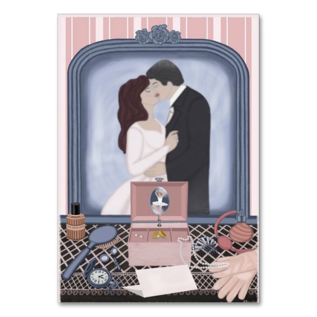 Numeração De Mesa Promessa Rosa (Frente)