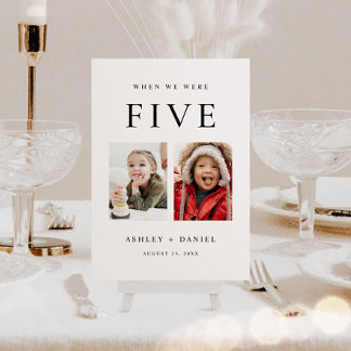 Numeração De Mesa Quando Tínhamos Idade