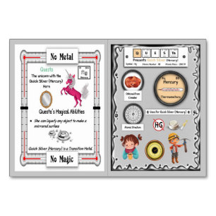Numeração De Mesa Questa - Mercury Horn Unicorn Trading Card