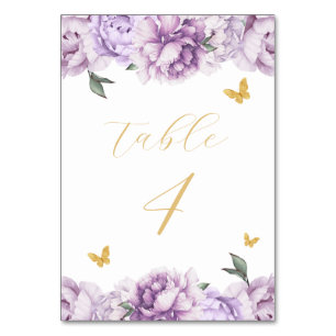 Numeração De Mesa Quinceañera Floral Elegante