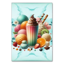 Numeração De Mesa Rainbow Treat