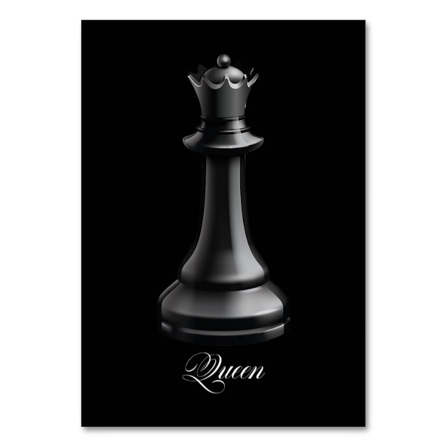 Numeração De Mesa Rainha Chess Piece Halloween Costume Chess Lover (Frente)