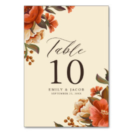 Numeração De Mesa Ramalhetes Florais Vintage Casamento