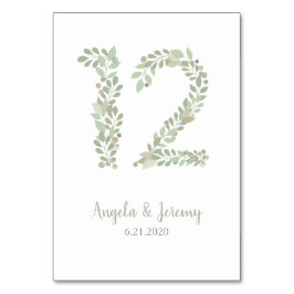 Numeração De Mesa Ramos Olivais Número 12