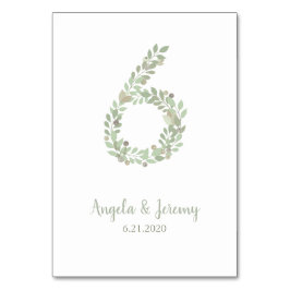 Numeração De Mesa Ramos Olivais Número 6