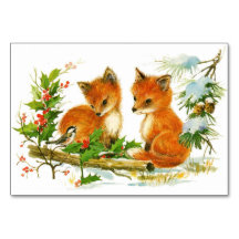 Raposas de Natais vintages