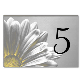 Numeração De Mesa Realce Amarelo dos Números de Tabela