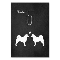 Recepção de casamento de Silhouettes Malamute no A