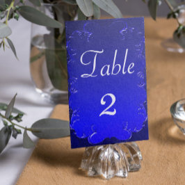 Numeração De Mesa Recepção de casamento Real Elegante