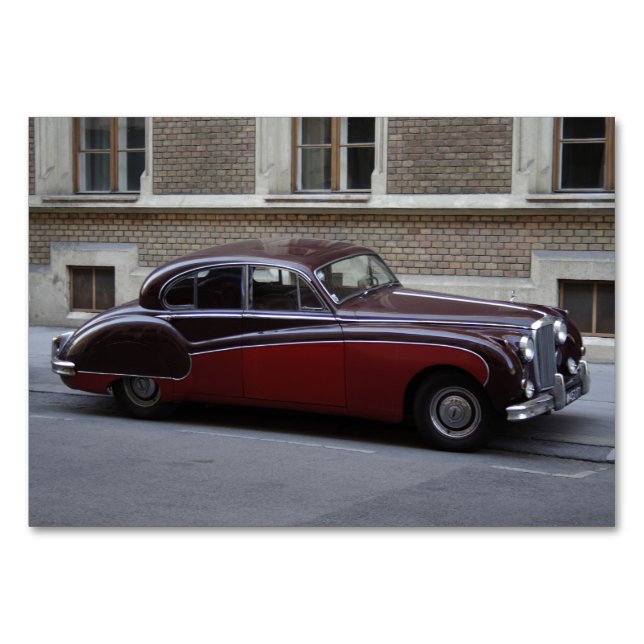 Numeração De Mesa Red Jaguar Mark IX (Frente)