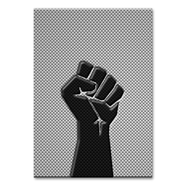 Numeração De Mesa Resistência à Solidariedade no Estilo de Impressão (Frente)