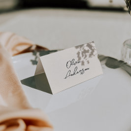 Numeração De Mesa Retro Hand Written Whimsical Wedding Place Cards